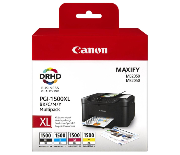 Canon Zestaw 4 tuszów PGI-1500XL C/M/Y/BK - 229855 - zdjęcie
